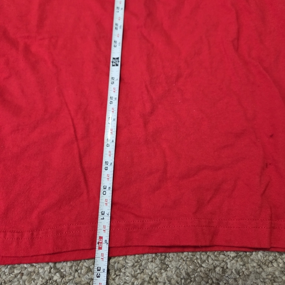 Vtg Wilson Athletics Baseball Style Jersey TShirt Red Gray 3X - Picture 10 of 10